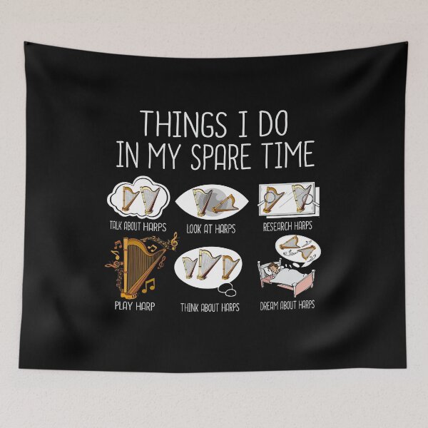 Item preview, Funny Harp Player Gift Harpist Music Harp designed and sold by DSWShirts.
