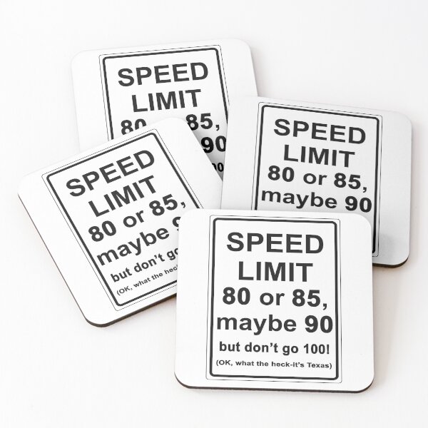Item preview, funny Traffic sign speed limit designed and sold by Numbers-Art.