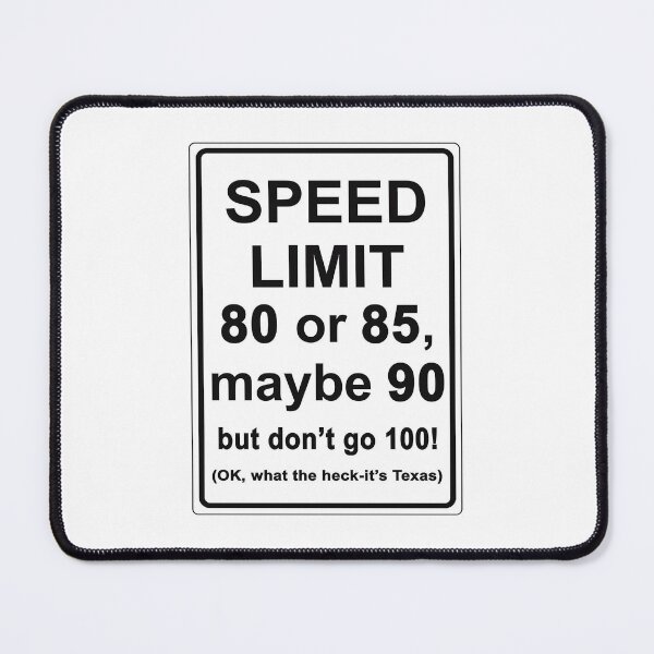 Item preview, funny Traffic sign speed limit designed and sold by Numbers-Art.