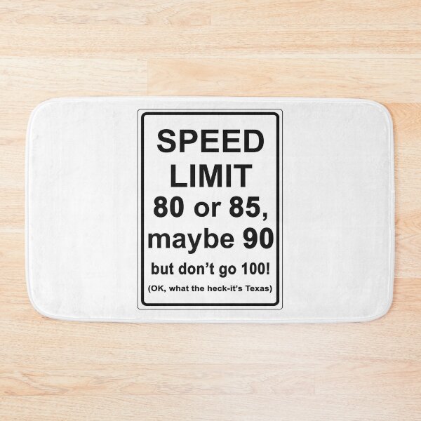 Item preview, funny Traffic sign speed limit designed and sold by Numbers-Art.