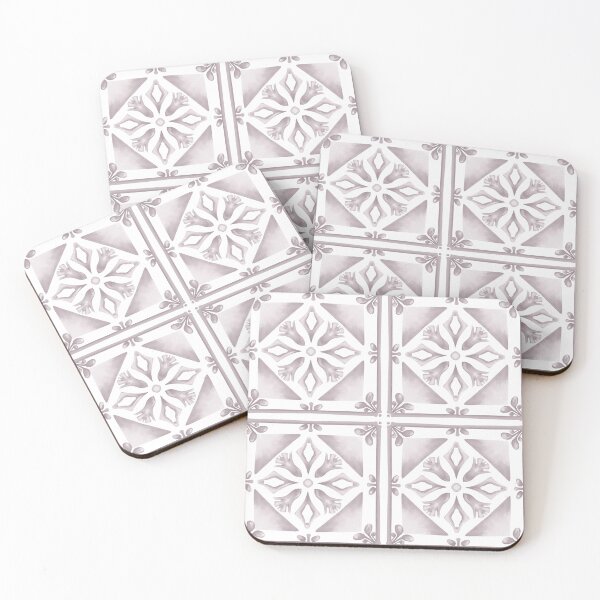 Item preview, Grey,pinkmosaic tiles,Mediterranean tiles  designed and sold by MariaMarinova.