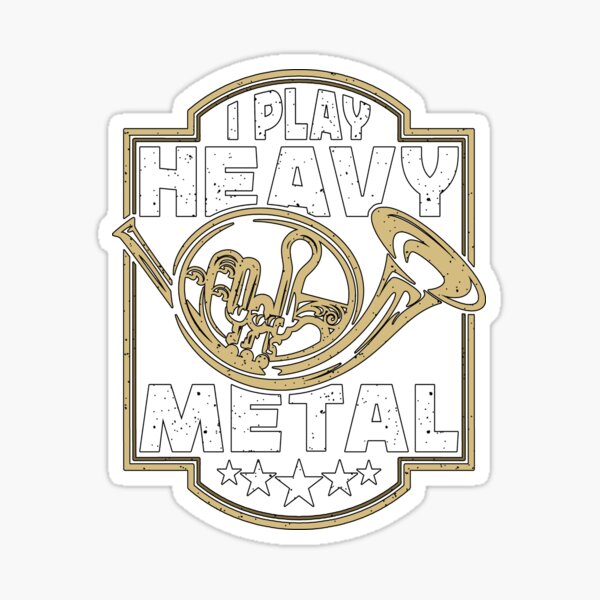 Artikel-Vorschau von Waldhorn Ich spiele Heavy Metal Hornist, designt und verkauft von tshirtconcepts.