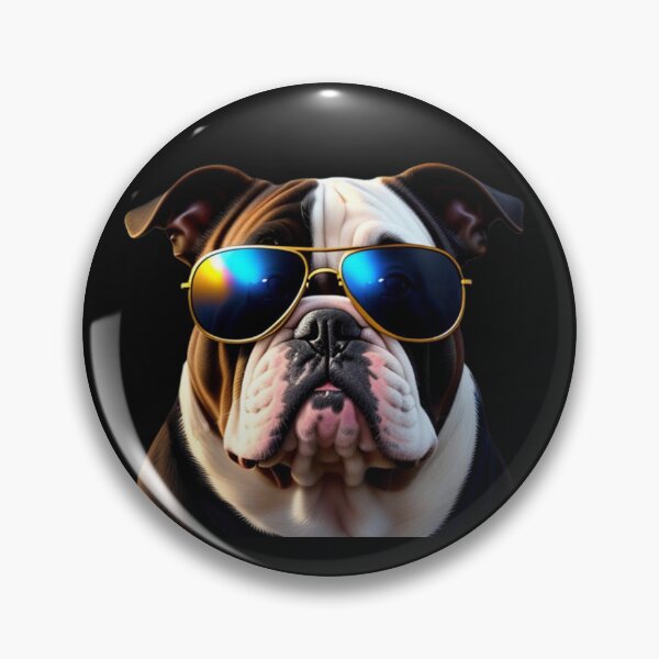 Item preview, Bulldog wearing sunglasses designed and sold by Rocklights.