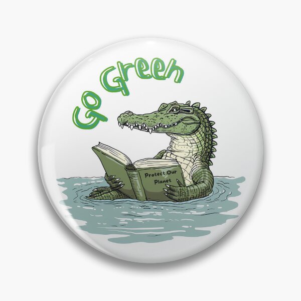 Item preview, Crocodile Go Green designed and sold by NatureStyle555.