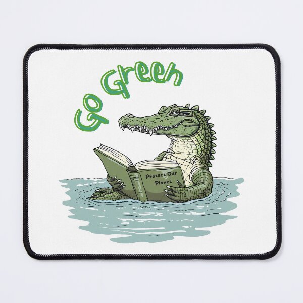 Item preview, Crocodile Go Green designed and sold by NatureStyle555.