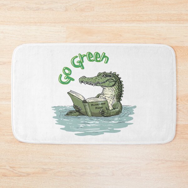 Item preview, Crocodile Go Green designed and sold by NatureStyle555.