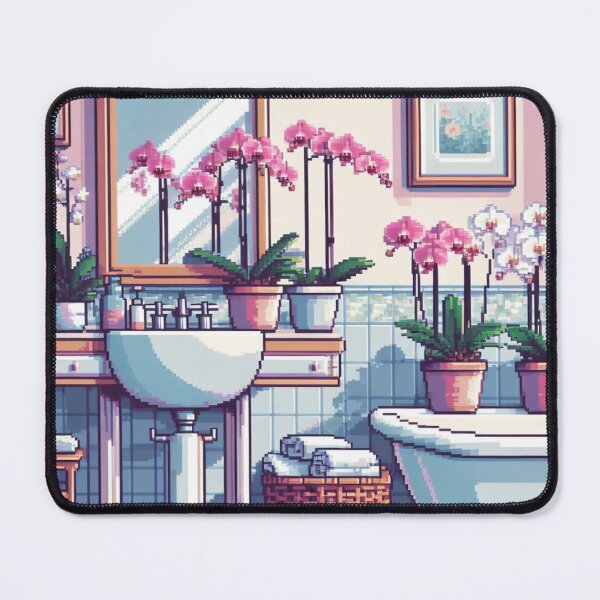 Artikelvorschau, Pixel Art Interiors - Badezimmer entworfen und verkauft von RetroRuins.