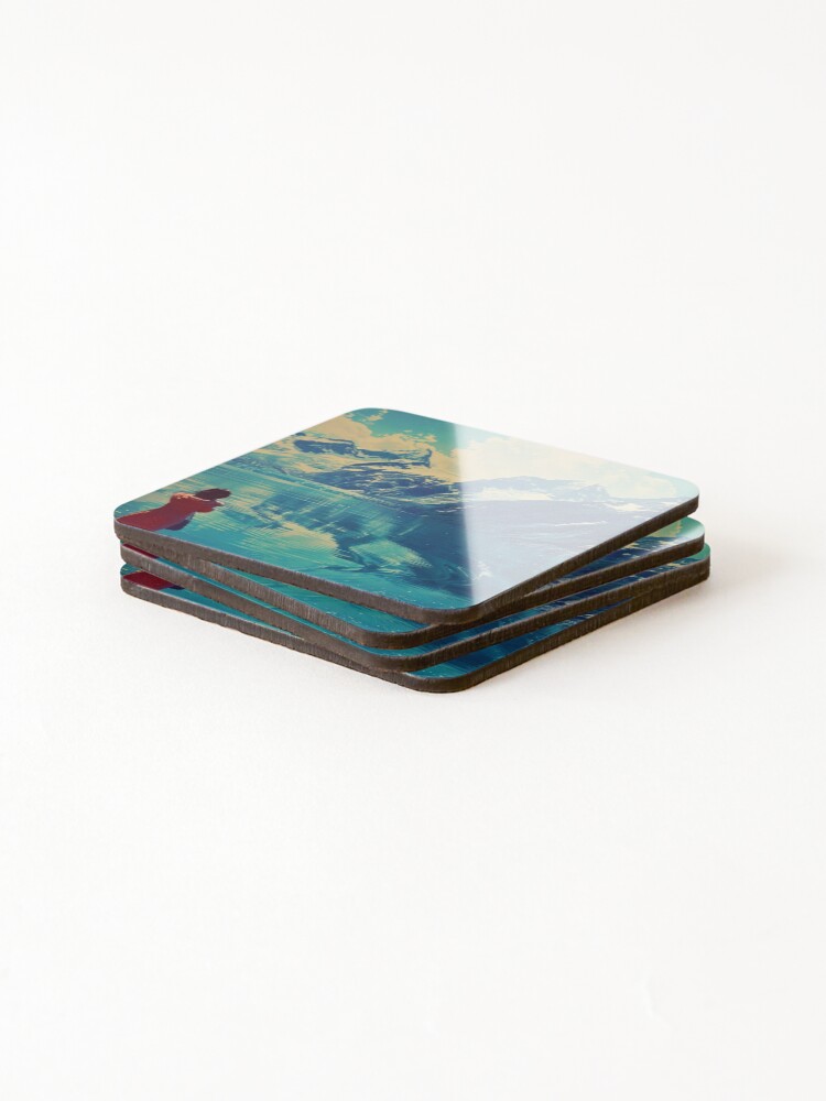 Thumbnail 4 of 5, Coasters (Set of 4), Vivid designed and sold by RicoInStudios.