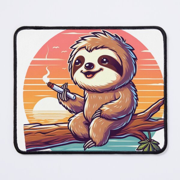Item preview, Sloth Chillout 420 hemp motif designed and sold by GW89.