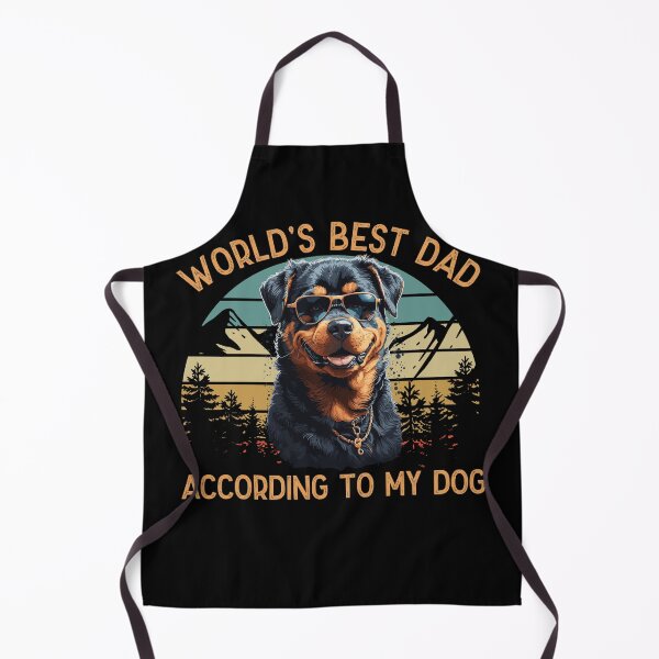 Item preview, World Best Dog Dad Rottweiler Funny Pet designed and sold by LuminOrb.