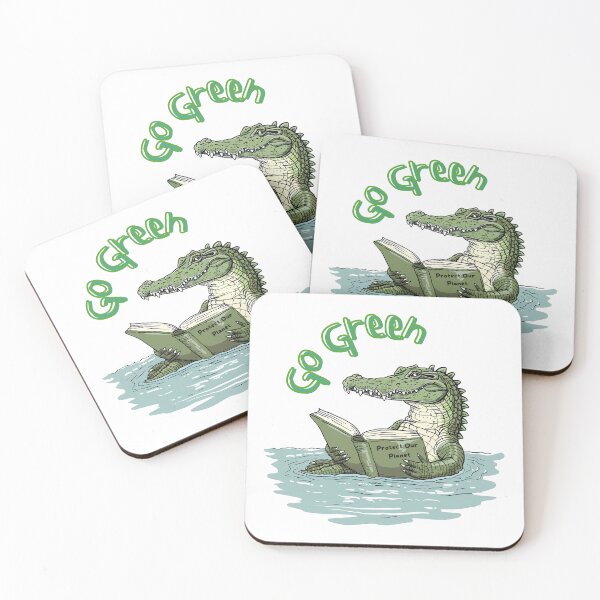 Item preview, Crocodile Go Green designed and sold by NatureStyle555.