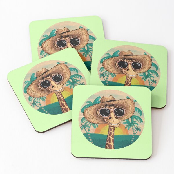 Item preview, Cute Giraffe Summer Wearing Sunglasses African Animal Giraffe Lover -  designed and sold by PurpleLoveStore.