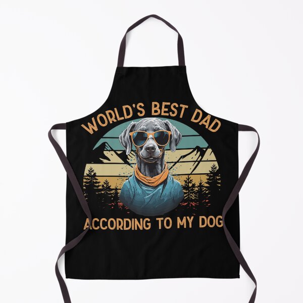 Item preview, World Best Dog Dad Weimaraner Funny Dogs designed and sold by LuminOrb.