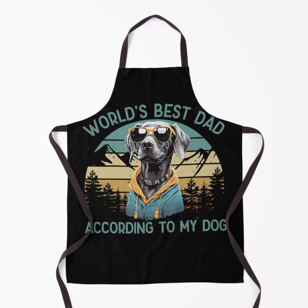 Item preview, World Best Dog Dad Weimaraner Funny Dogs designed and sold by LuminOrb.