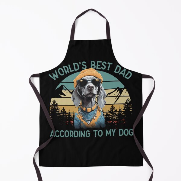 Item preview, World Best Dog Dad Weimaraner Dog Lover designed and sold by LuminOrb.