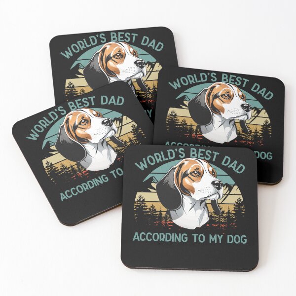 Item preview, World Best Dog Dad Beagle Funny Dogs Love designed and sold by LuminOrb.