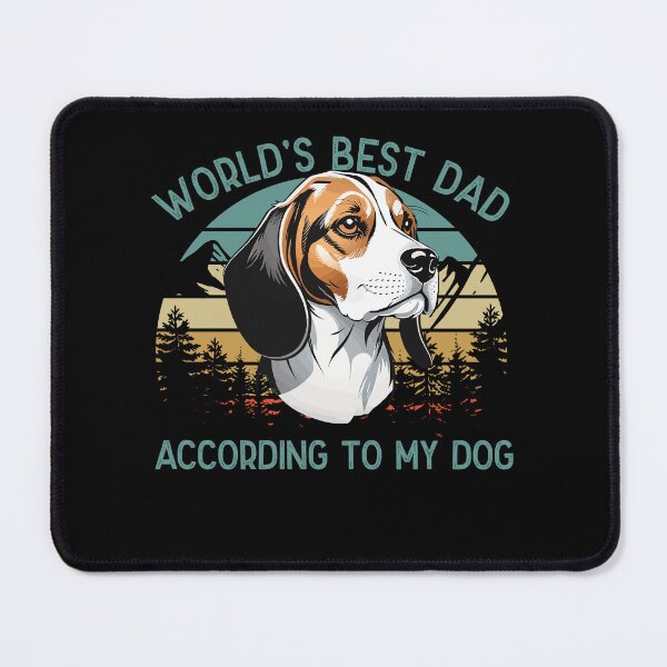 Item preview, World Best Dog Dad Beagle Funny Dogs Love designed and sold by LuminOrb.
