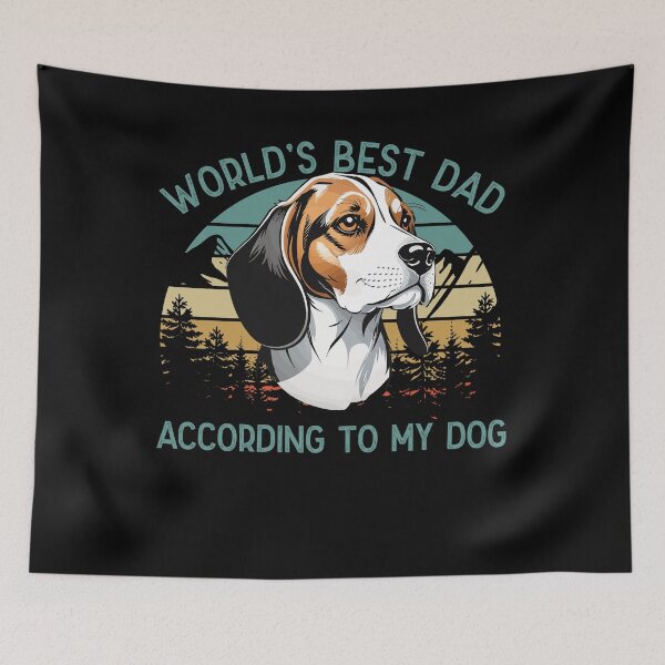 Item preview, World Best Dog Dad Beagle Funny Dogs Love designed and sold by LuminOrb.
