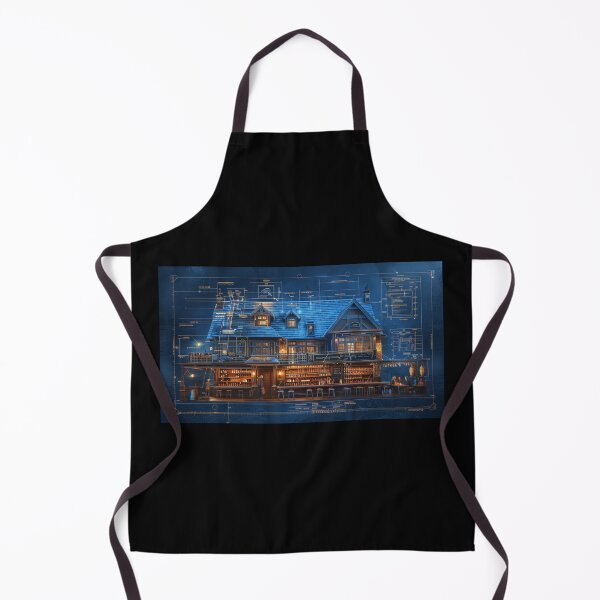Item preview, Architectural blueprint of cozy pub designed and sold by palmyst.