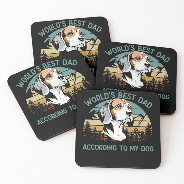 Item preview, World Best Dog Dad Beagle Funny designed and sold by LuminOrb.
