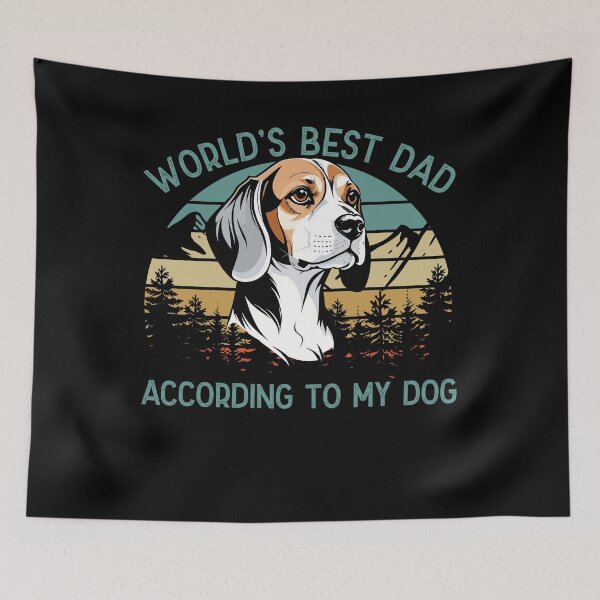 Item preview, World Best Dog Dad Beagle Funny designed and sold by LuminOrb.