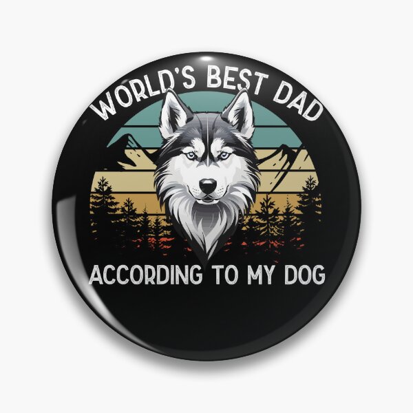 Item preview, World Best Dog Dad Siberian Husky Funny designed and sold by LuminOrb.