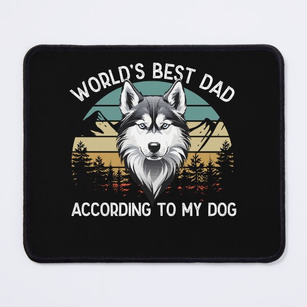 Item preview, World Best Dog Dad Siberian Husky Funny designed and sold by LuminOrb.