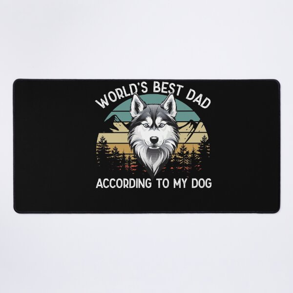 Item preview, World Best Dog Dad Siberian Husky Funny designed and sold by LuminOrb.