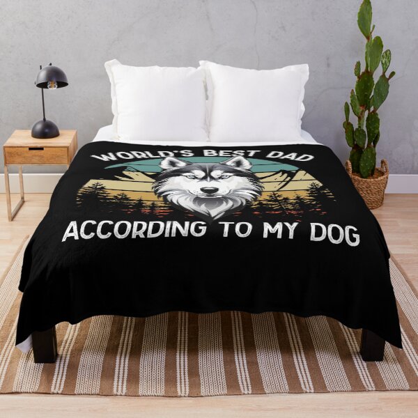 Item preview, World Best Dog Dad Siberian Husky Funny designed and sold by LuminOrb.
