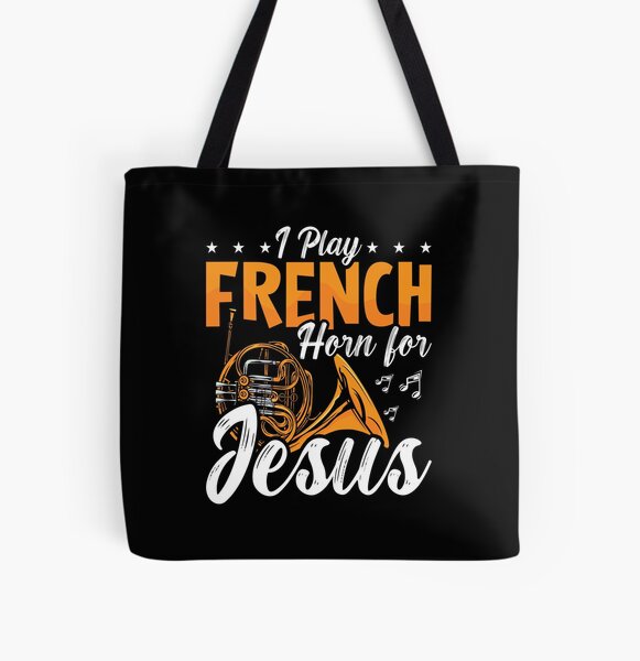 Item preview, Waldhorn Ich spiele Waldhorn für Jesus Jazzhorn designed and sold by tshirtconcepts.