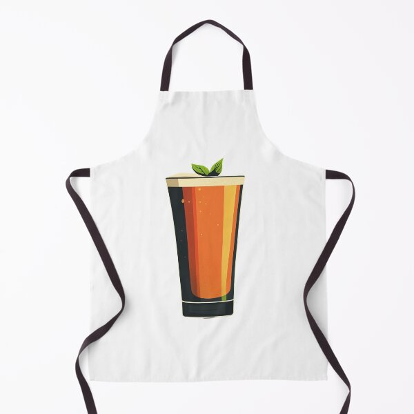 Item preview, Minimalist beer glass with leaf designed and sold by palmyst.
