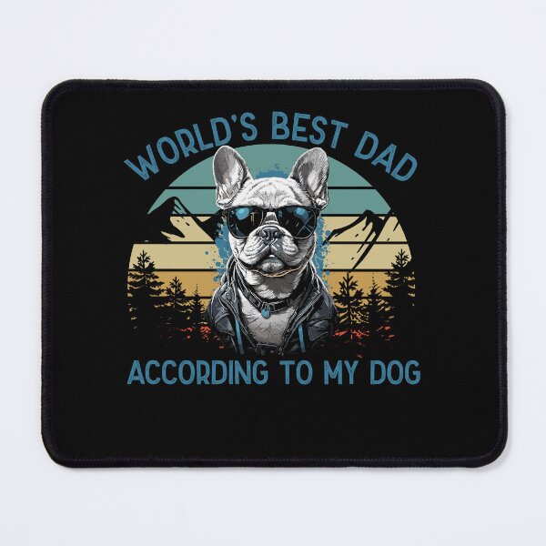 Item preview, World Best Dog Dad French Bulldog designed and sold by LuminOrb.