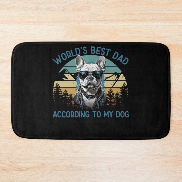 Item preview, World Best Dog Dad French Bulldog designed and sold by LuminOrb.