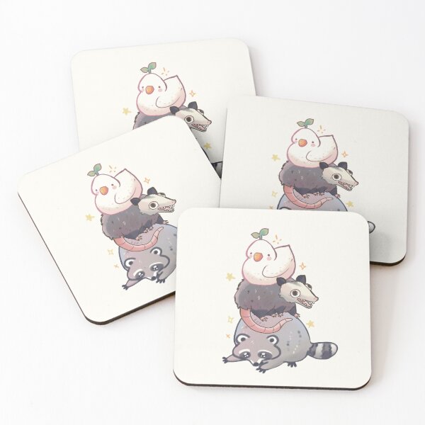 Item preview, Racoon opossum duck designed and sold by Artofmayara.