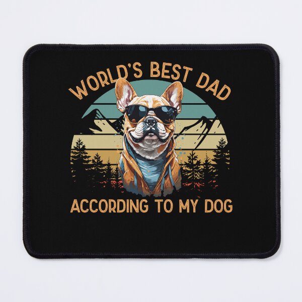 Item preview, World Best Dog Dad French Bulldog Love designed and sold by LuminOrb.