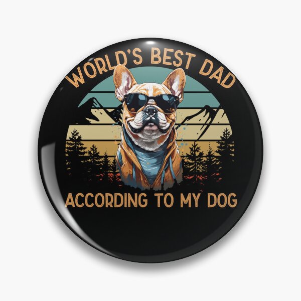 Item preview, World Best Dog Dad French Bulldog Love designed and sold by LuminOrb.