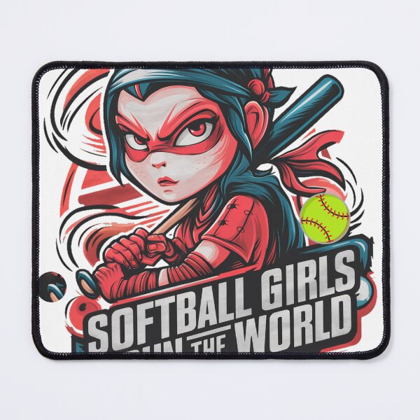 Item preview, Softball Girls Ninja Ukiyo-E - Softball Lovers designed and sold by ViktoonShirts.