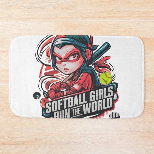 Item preview, Softball Girls Ninja Ukiyo-E - Softball Lovers designed and sold by ViktoonShirts.