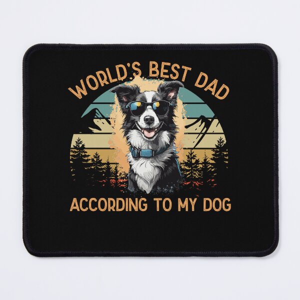 Item preview, World Best Dog Dad Australian Shepherd designed and sold by LuminOrb.