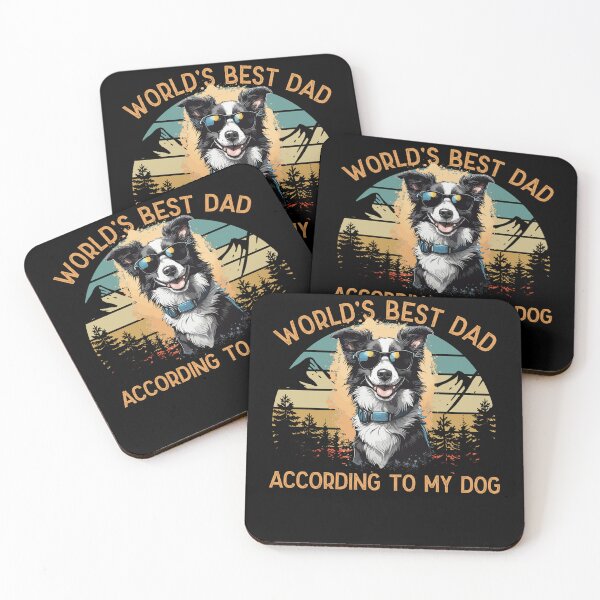 Item preview, World Best Dog Dad Australian Shepherd designed and sold by LuminOrb.