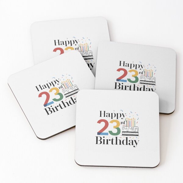 Item preview, Happy 23rd Birthday - Minimalist Celebration designed and sold by Itsheartshop.