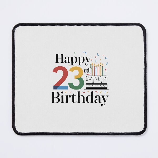Item preview, Happy 23rd Birthday - Minimalist Celebration designed and sold by Itsheartshop.