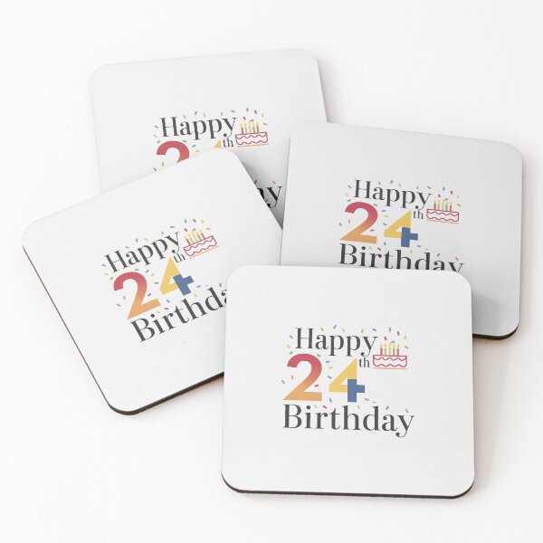 Item preview, Happy 24th Birthday - Minimalist Celebration designed and sold by Itsheartshop.