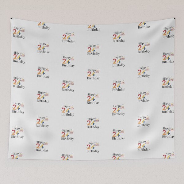 Item preview, Happy 24th Birthday - Minimalist Celebration designed and sold by Itsheartshop.