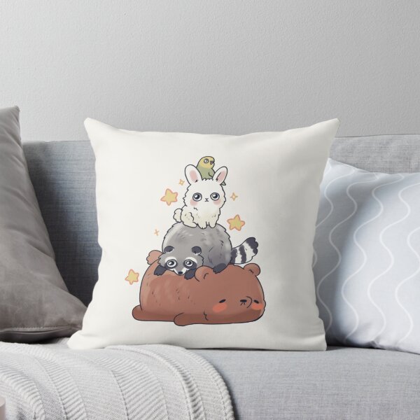 Item preview, Bear raccoon Bunny perrot stack  designed and sold by Artofmayara.