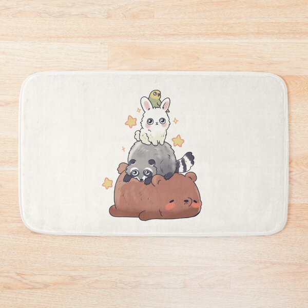 Item preview, Bear raccoon Bunny perrot stack  designed and sold by Artofmayara.