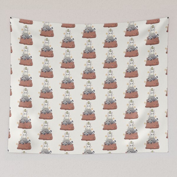 Item preview, Bear raccoon Bunny perrot stack  designed and sold by Artofmayara.