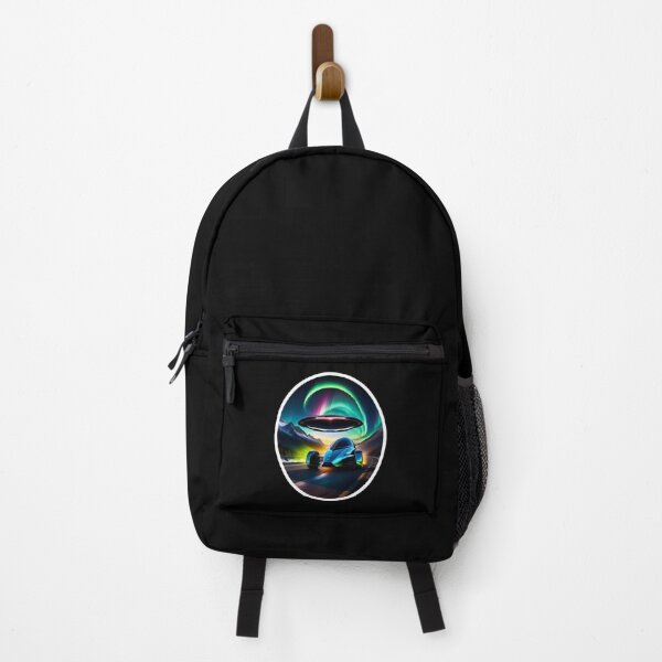 Item preview, Futuristic Car With A Ufo And The Northern Lights designed and sold by TheArtOfPat.