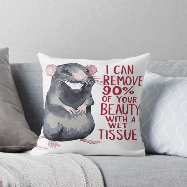 Item preview, Naked mole rat I'll wipe away your beauty with a wet wipe designed and sold by StrictlyBilliM.