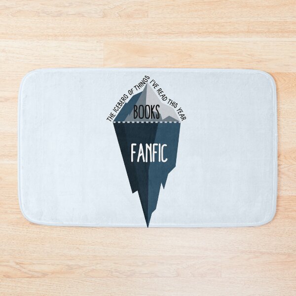 Item preview, The iceberg of things I've read this year | Fanfic vs Books designed and sold by Neadoodles.